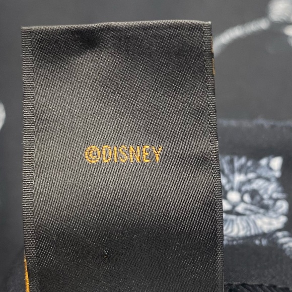 Disney Alice Through The Looking Glass Black Skirt W 8 Back Zip Pockets CATS - Picture 4 of 14